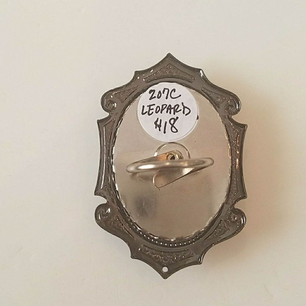 GASOLINE GLAMOUR LEOPARD JASPER RING - Picture 3 of 3
